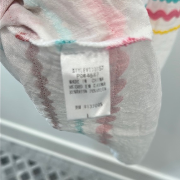 Colorful Ric Rac Trim Women's Top - Picture 5 of 6